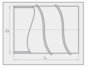 Воздуховод ф800 мм спирально-навивной из оцинкованной стали